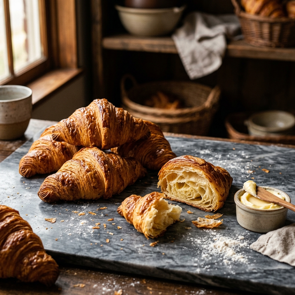 Golden Butter Croissant